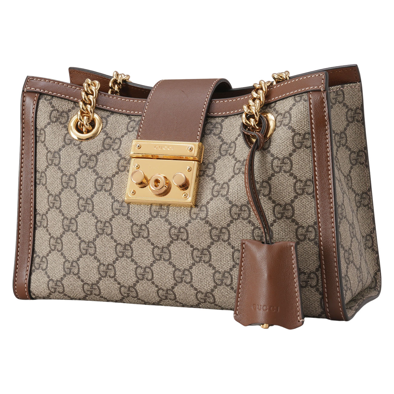 GUCCI(USED)구찌 498156 패들락 GG 스몰 숄더백