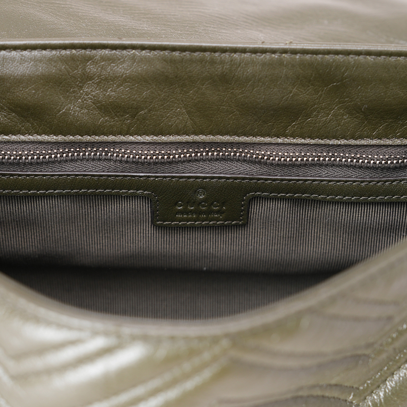 GUCCI(USED)구찌 850676 GG 마몽 쉐브론 미디엄 숄더백