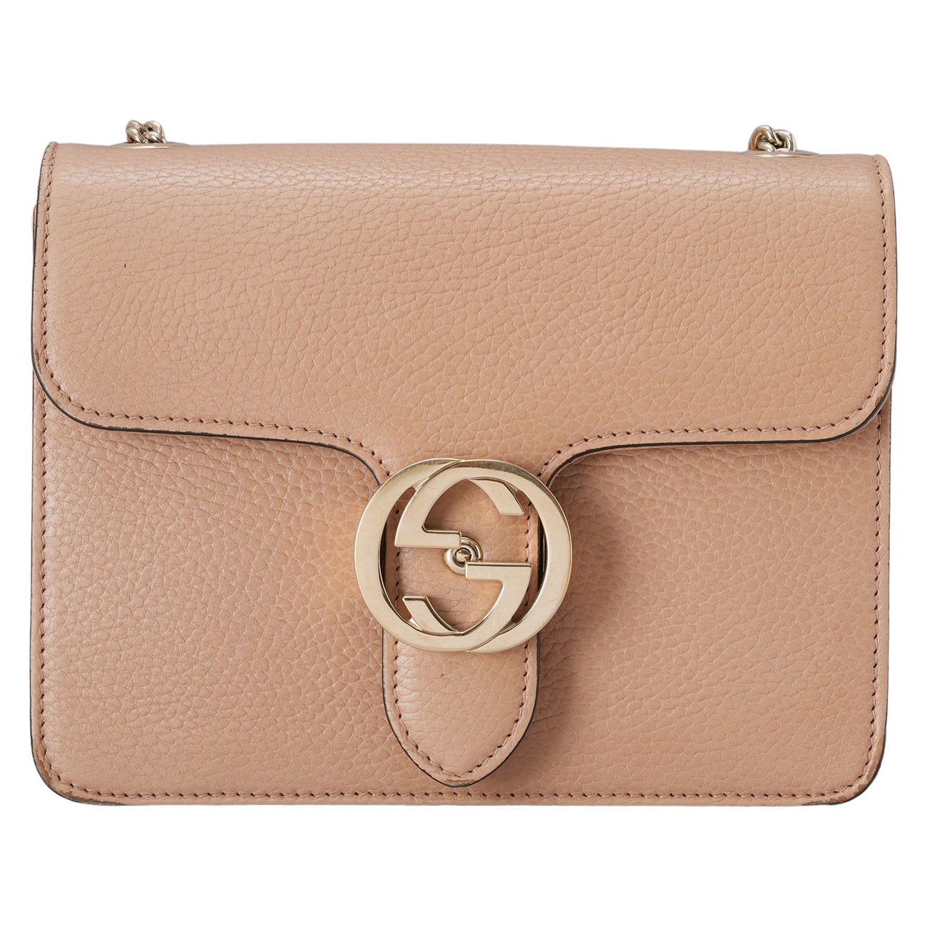 GUCCI(USED)구찌 510304 인터로킹 체인 숄더백