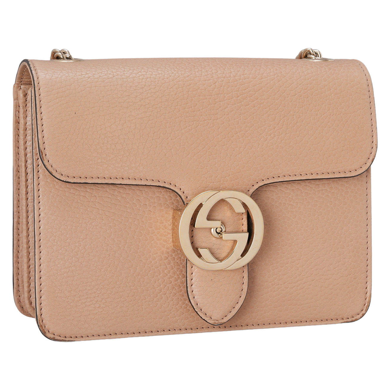 GUCCI(USED)구찌 510304 인터로킹 체인 숄더백