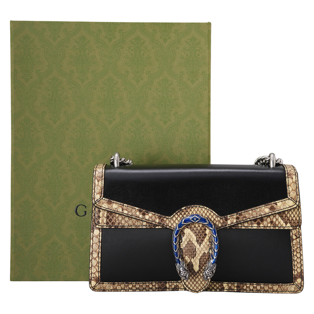 GUCCI(USED)구찌 AP3459 400249 파이톤 디오니소스 체인숄더백