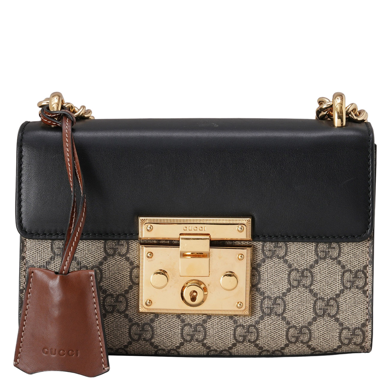 GUCCI(USED)구찌 409487 패드락 체인 숄더백