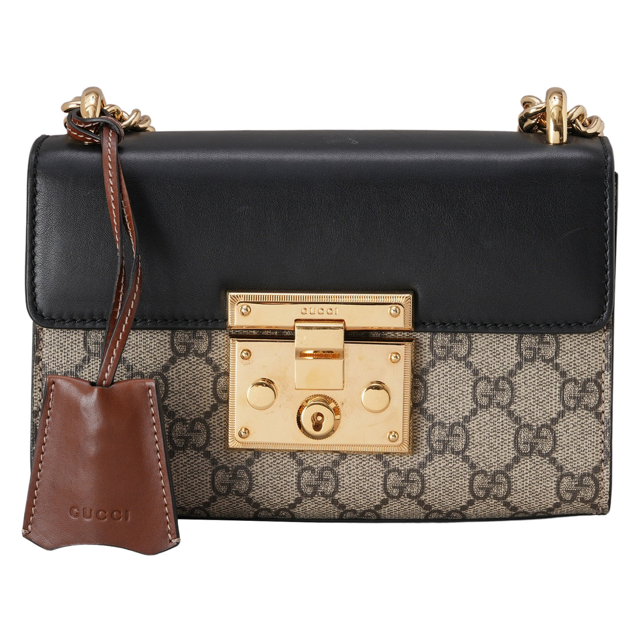 GUCCI(USED)구찌 409487 패드락 체인 숄더백