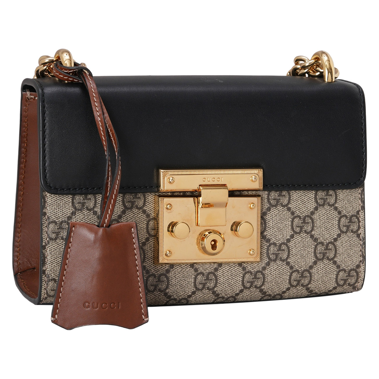 GUCCI(USED)구찌 409487 패드락 체인 숄더백