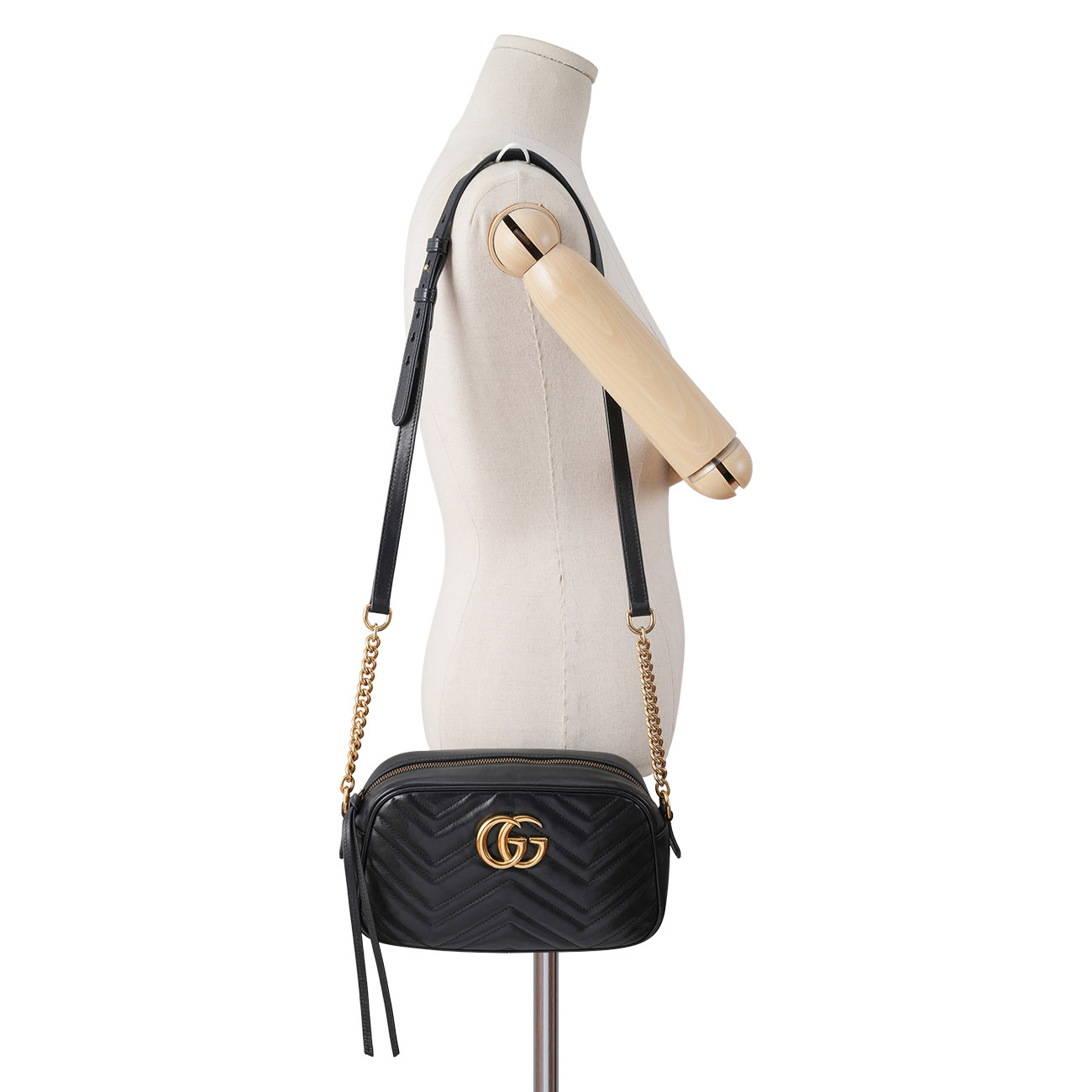 GUCCI(USED)구찌 447632 GG 마몽 마틀라세 체인 숄더백