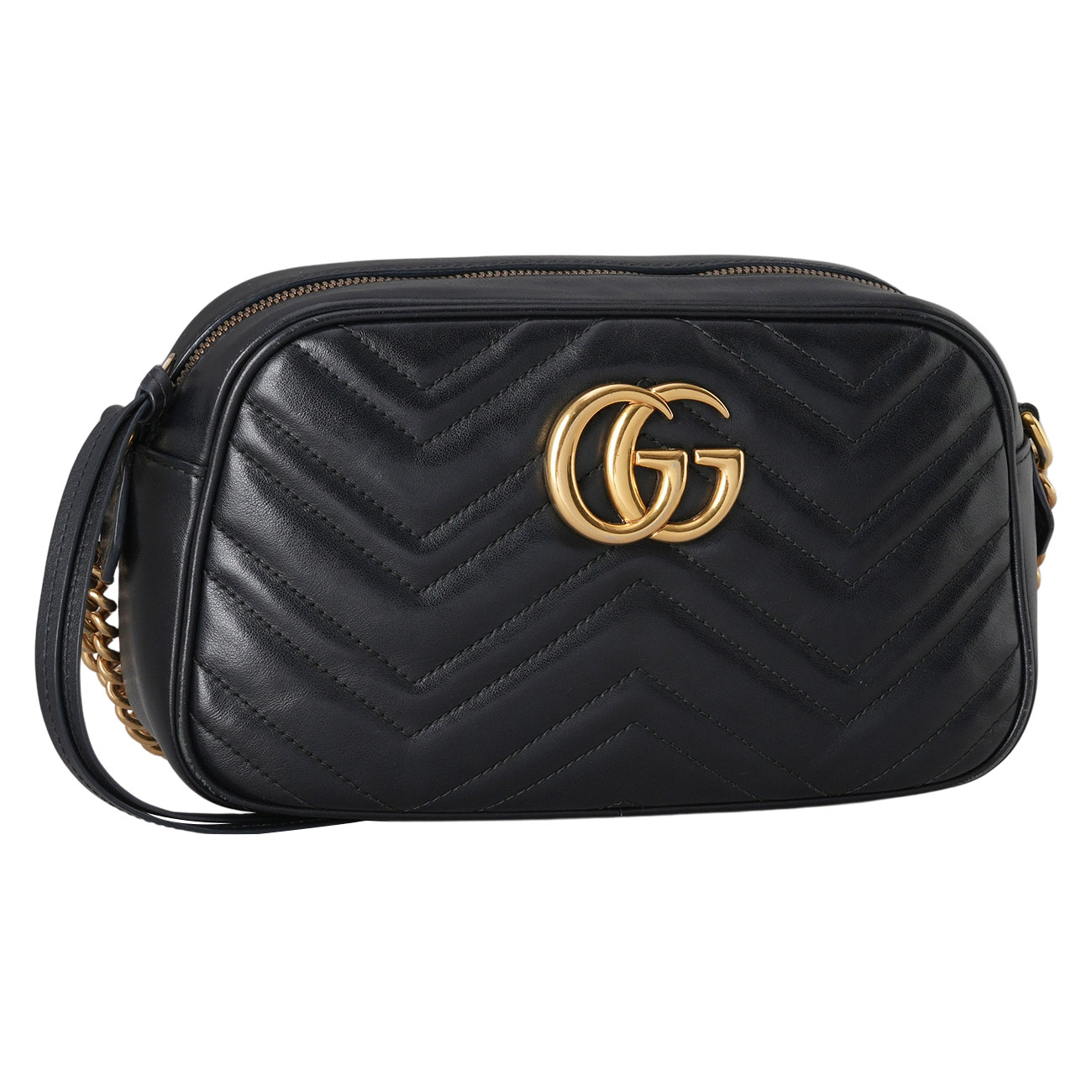 GUCCI(USED)구찌 447632 GG 마몽 마틀라세 체인 숄더백