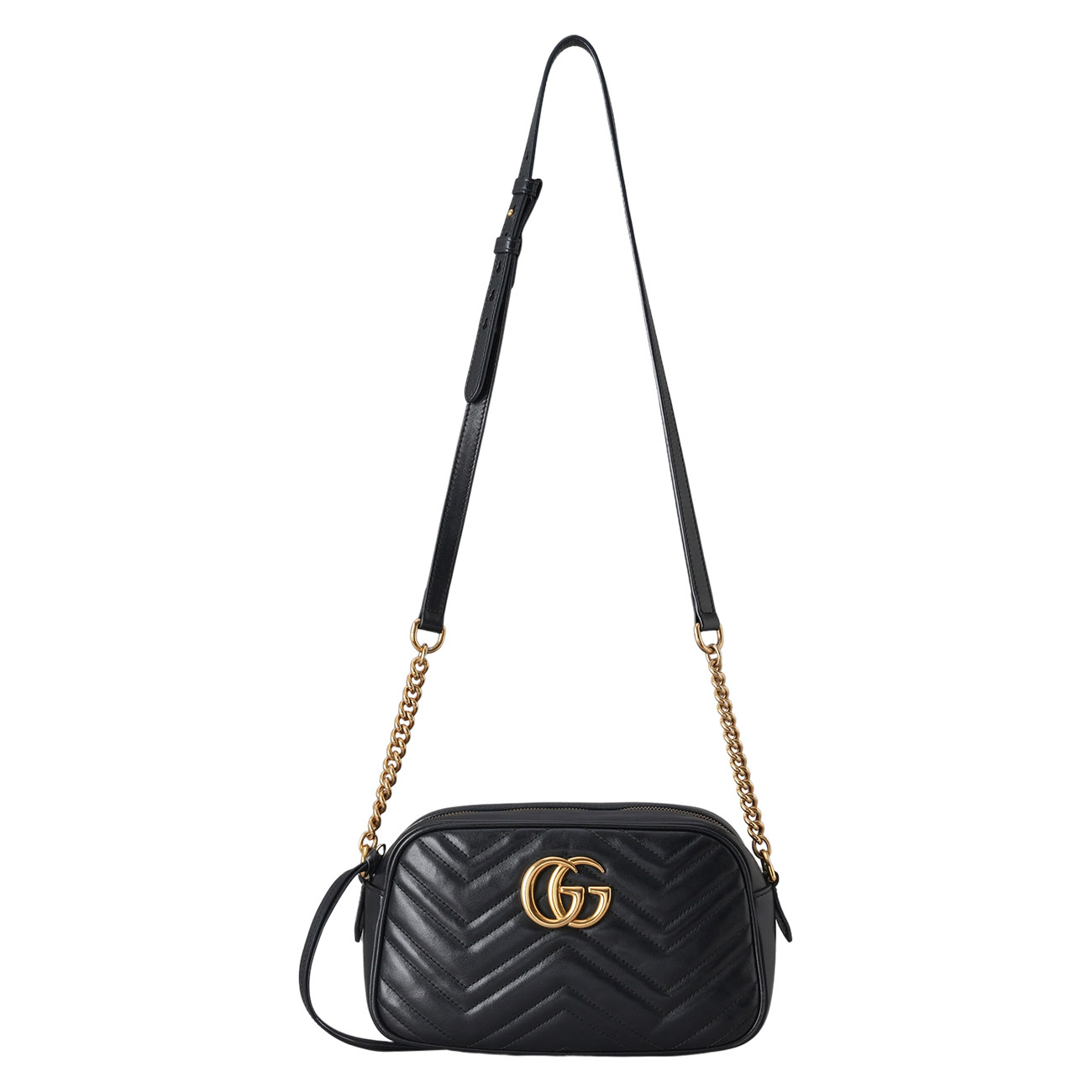 GUCCI(USED)구찌 447632 GG 마몽 마틀라세 체인 숄더백