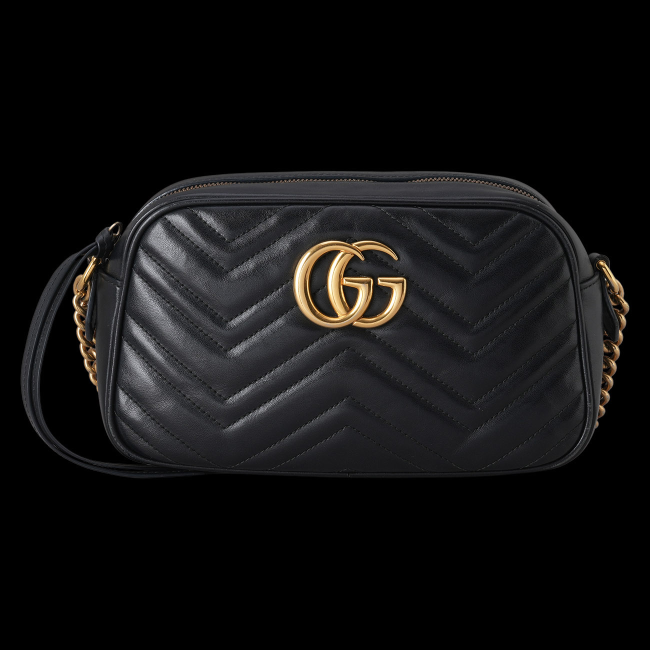 GUCCI(USED)구찌 447632 GG 마몽 마틀라세 체인 숄더백