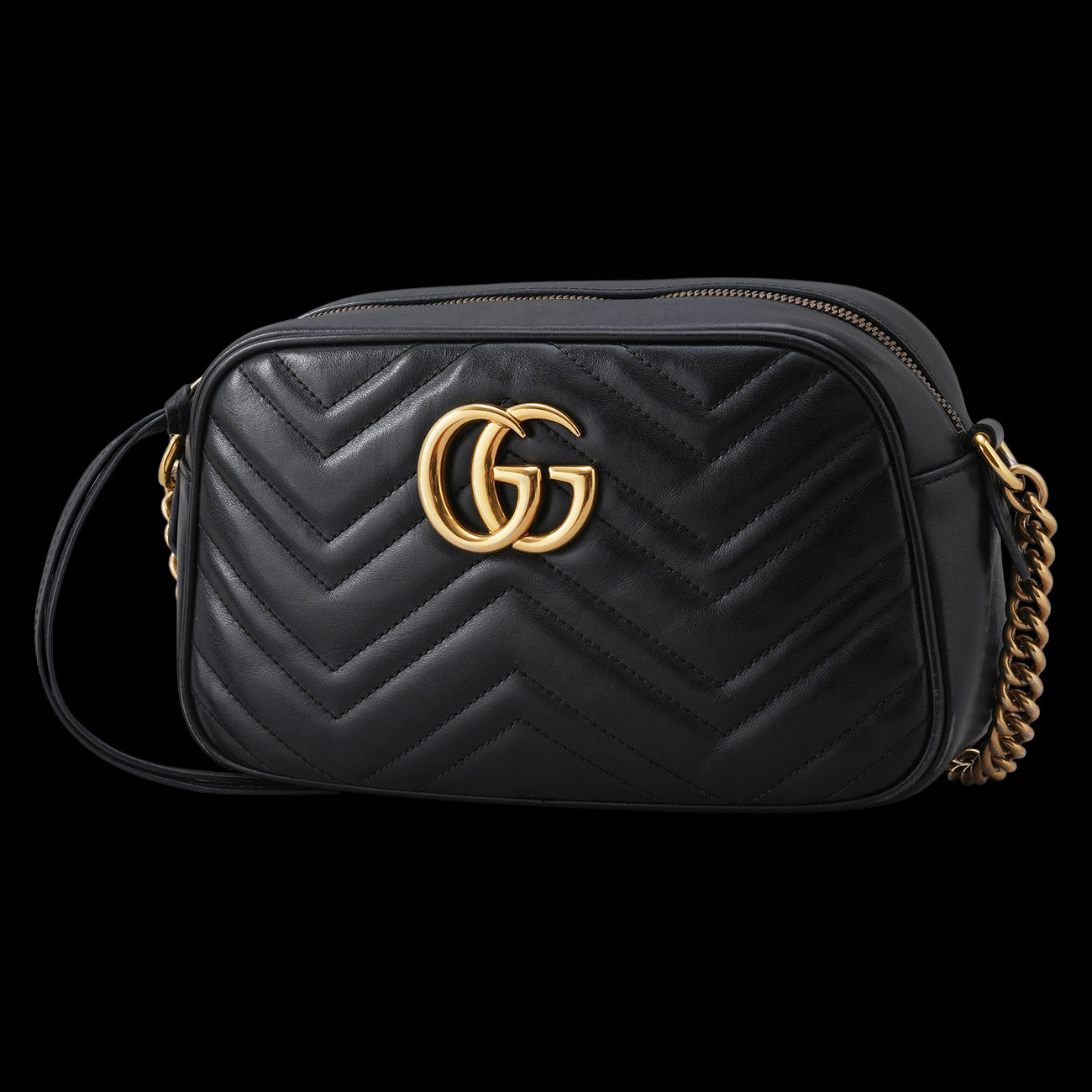 GUCCI(USED)구찌 447632 GG 마몽 마틀라세 체인 숄더백