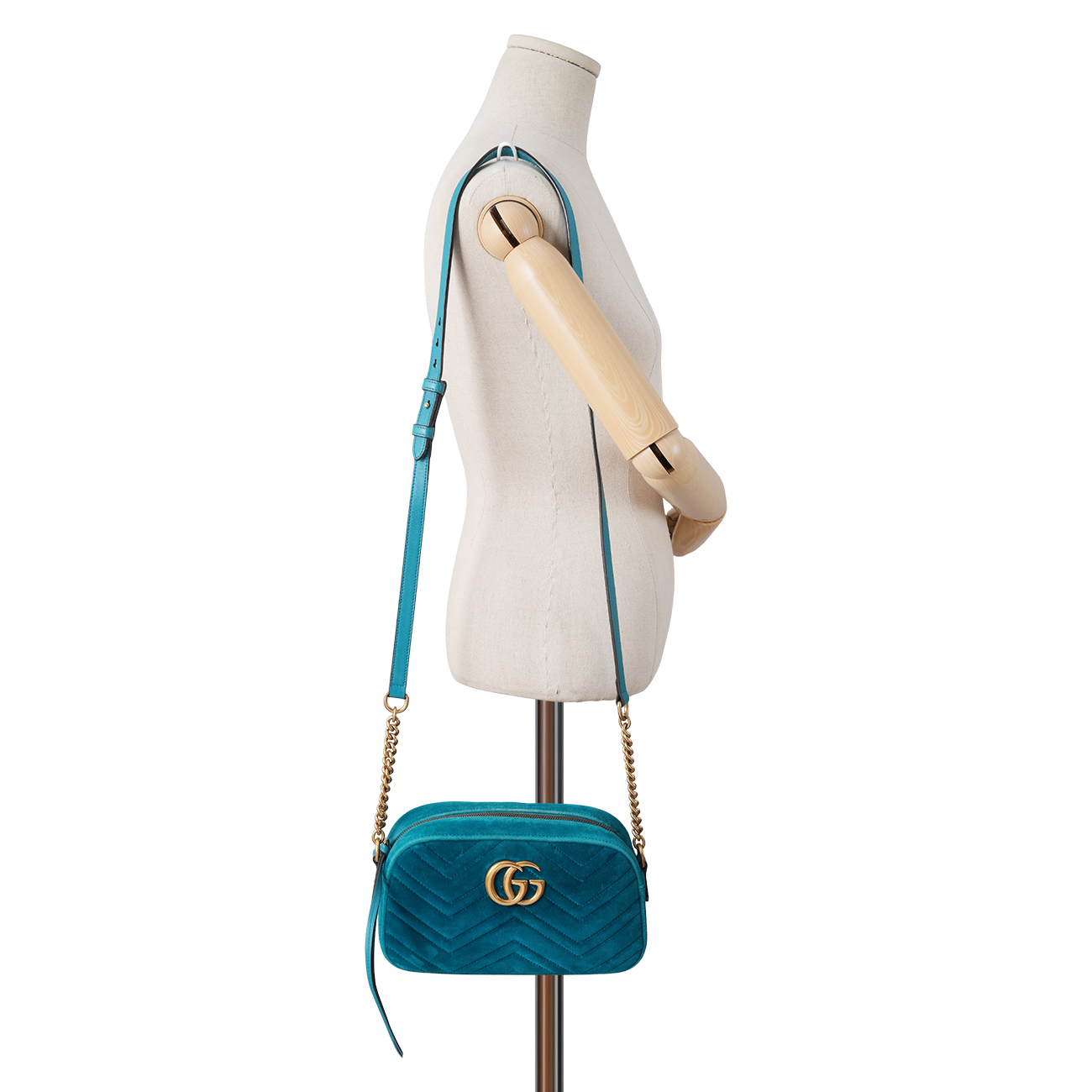 GUCCI(USED)구찌 447632 벨벳 GG마몽 마틀라세 크로스백