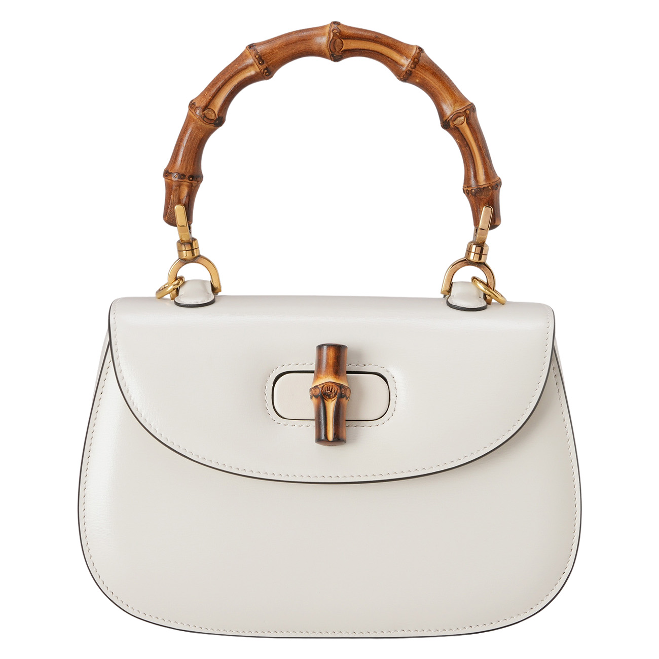 GUCCI(USED)구찌 675797 뱀부 1947 스몰 탑 핸들백