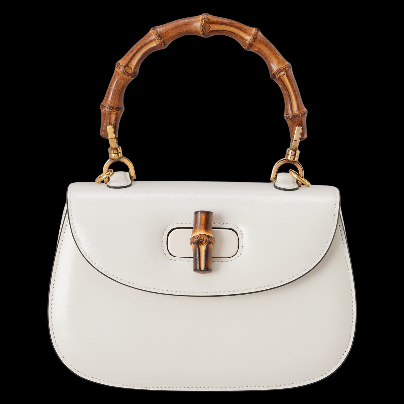 GUCCI(USED)구찌 675797 뱀부 1947 스몰 탑 핸들백