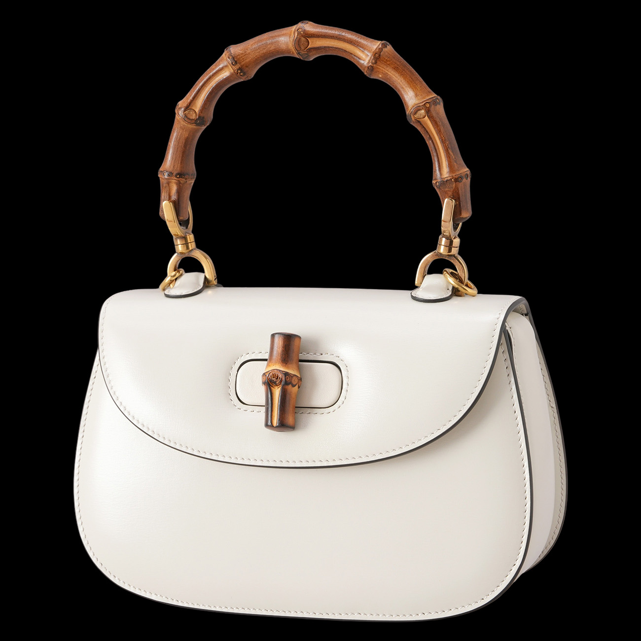 GUCCI(USED)구찌 675797 뱀부 1947 스몰 탑 핸들백