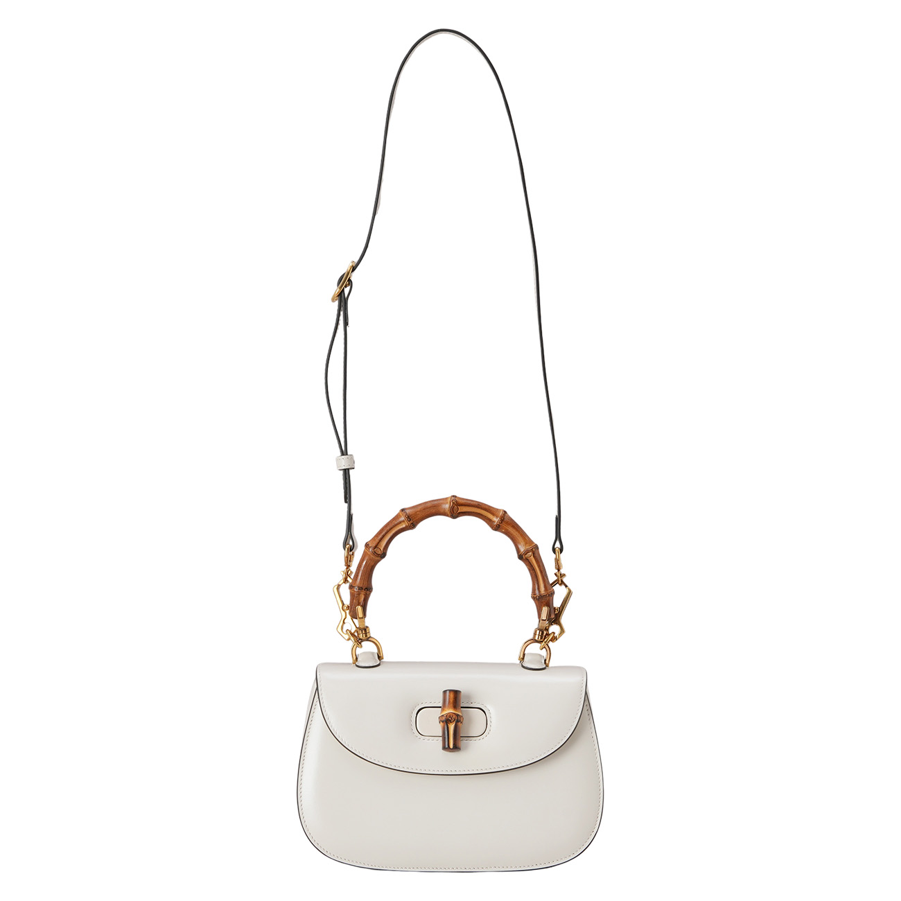 GUCCI(USED)구찌 675797 뱀부 1947 스몰 탑 핸들백