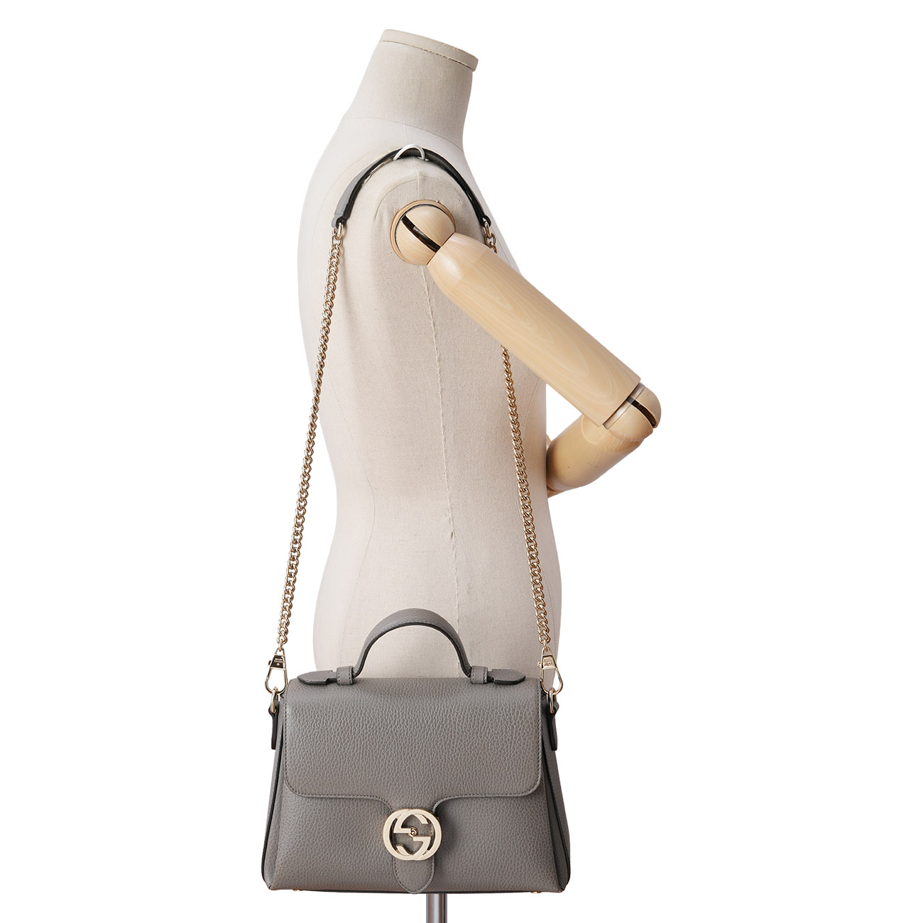 GUCCI(USED)구찌 510302 인터로킹 탑핸들 토트겸 숄더백