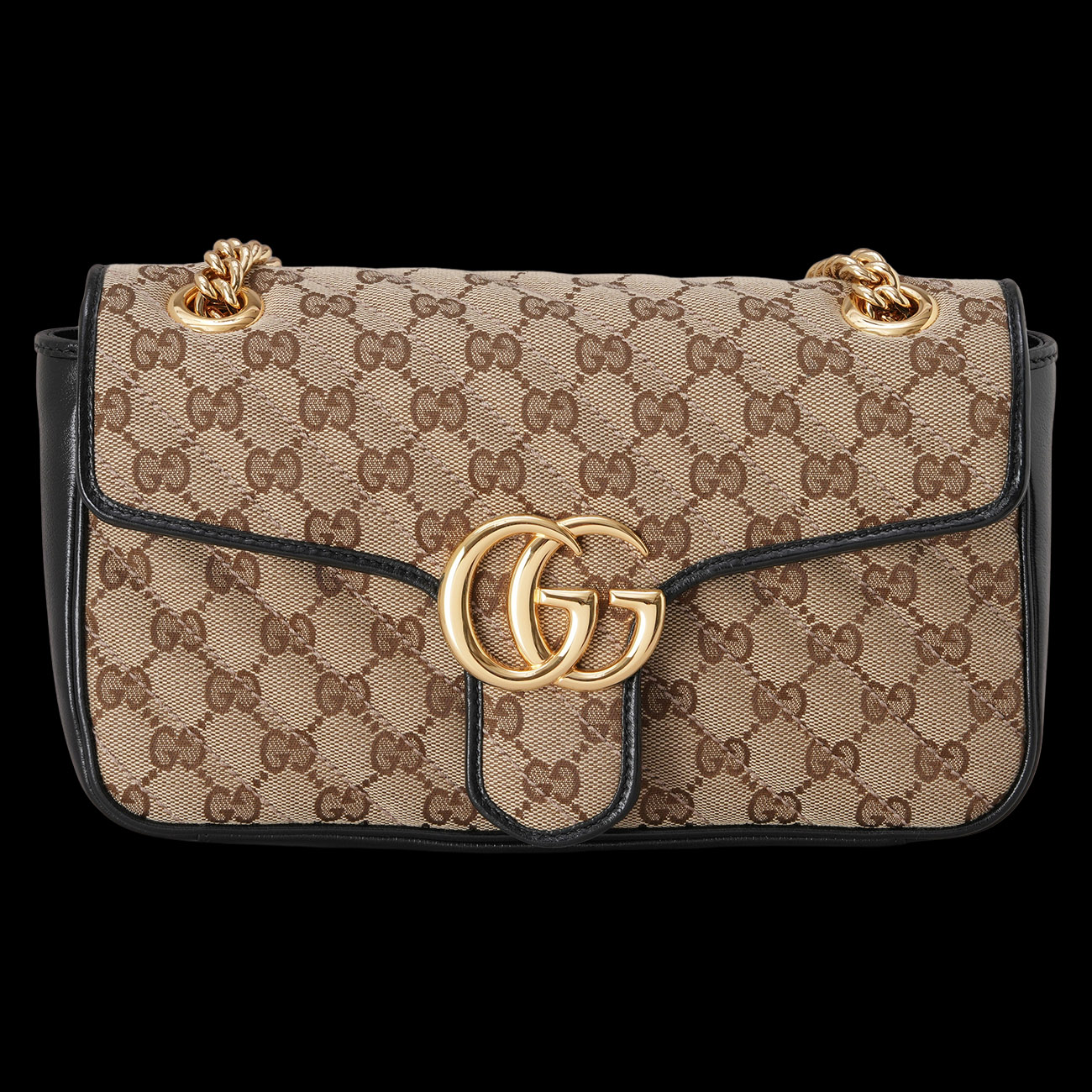 GUCCI(USED)구찌 735356 GG 마몽트 플랩 체인백