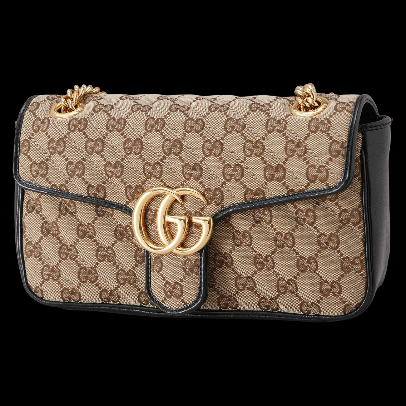 GUCCI(USED)구찌 735356 GG 마몽트 플랩 체인백