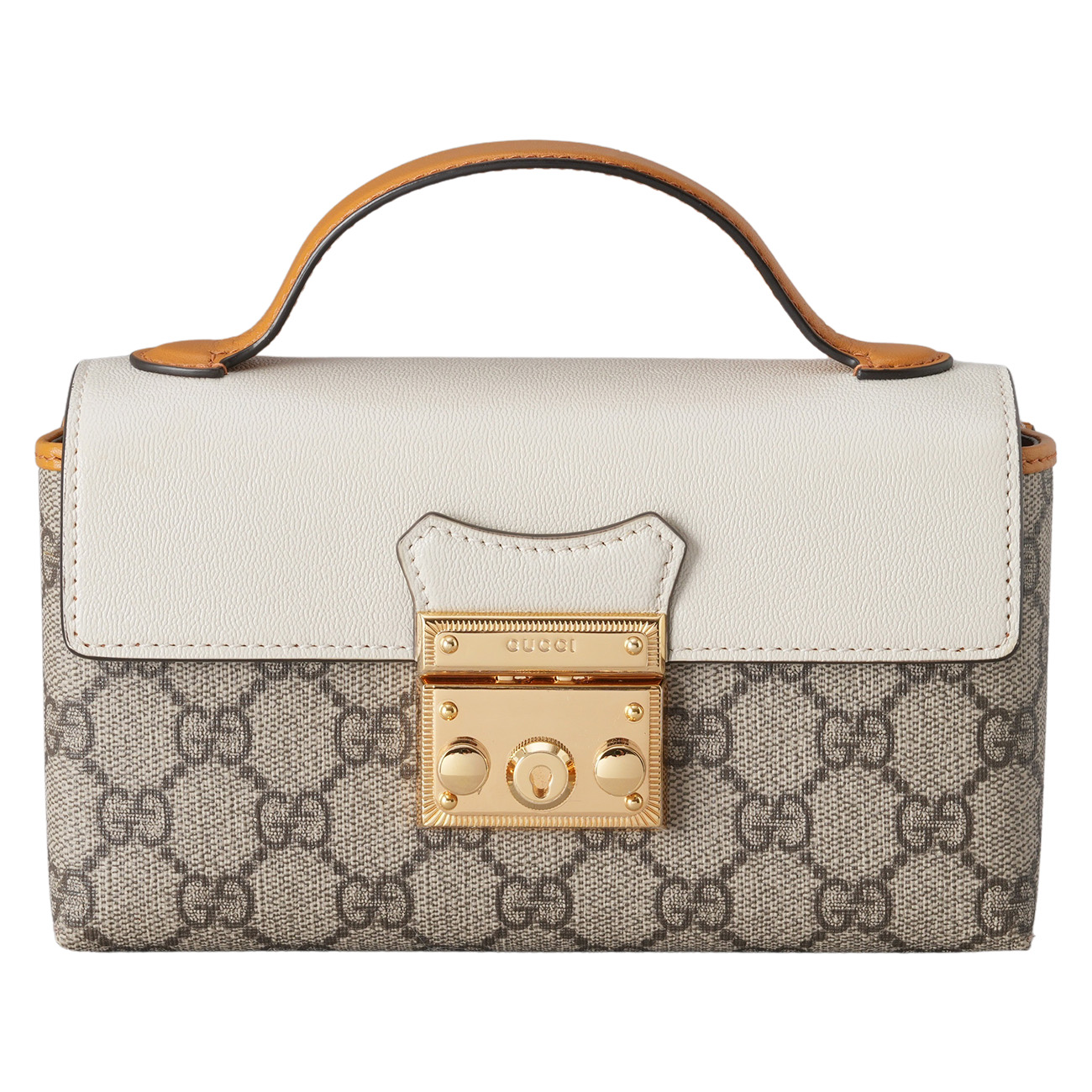 GUCCI(USED)구찌 652683 패드락 미니 탑핸들 크로스백