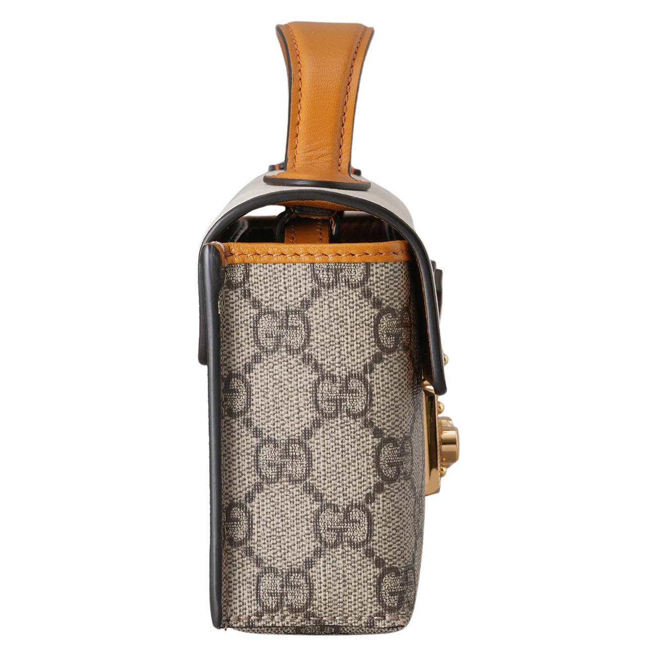 GUCCI(USED)구찌 652683 패드락 미니 탑핸들 크로스백