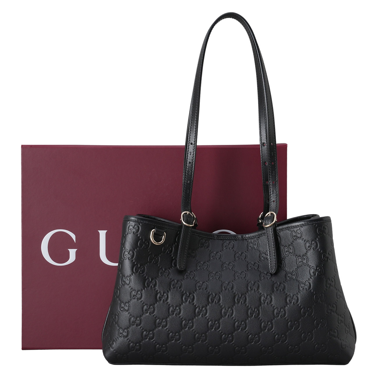 GUCCI(USED)구찌 815214 GG 엠블럼 미디움 백