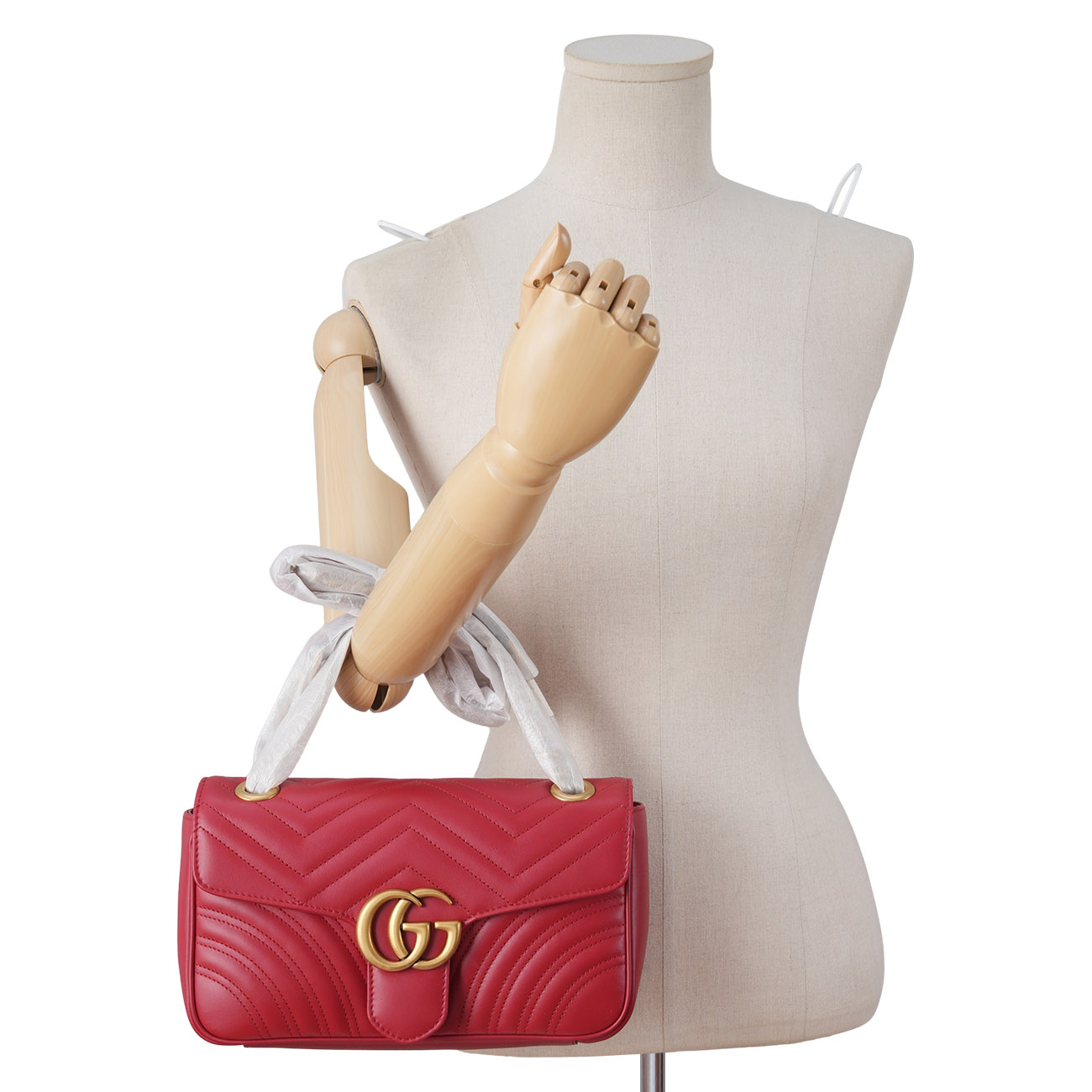 GUCCI(USED)구찌 443497 GG마몽 마틀라세 스몰 숄더백