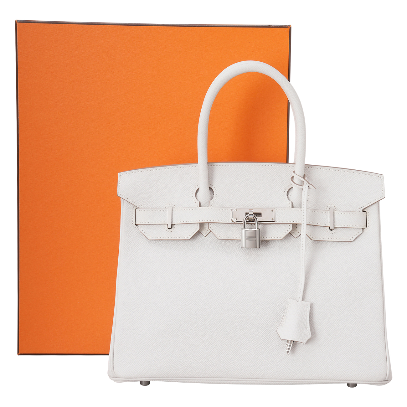 HERMES(USED)에르메스 벌킨 30 그리스페일 은장