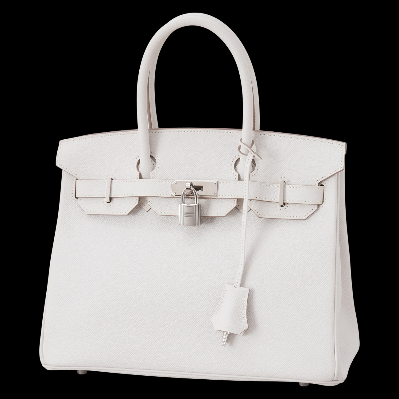HERMES(USED)에르메스 벌킨 30 그리스페일 은장