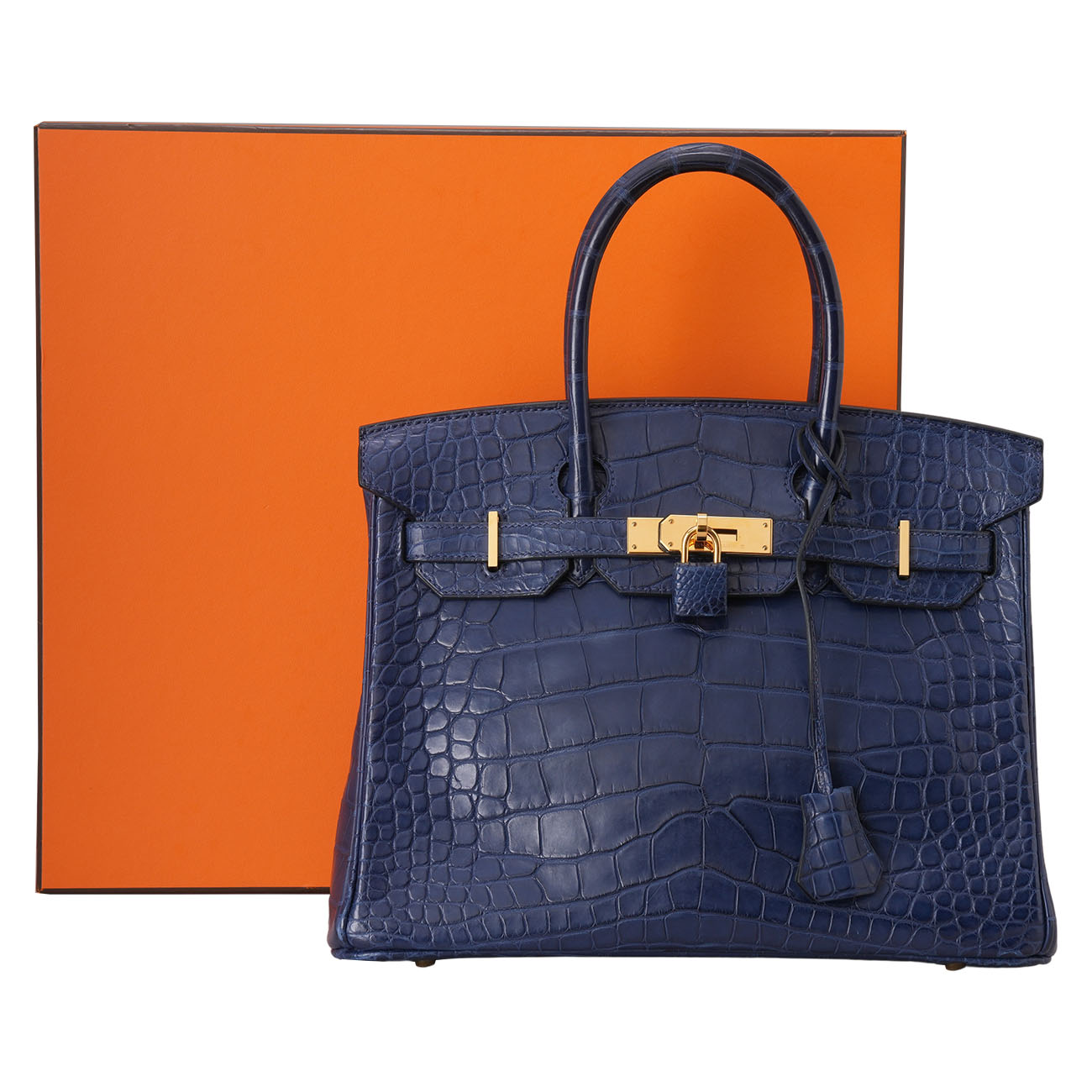 HERMES(USED)에르메스 벌킨 30 미시시피 엘리게이터