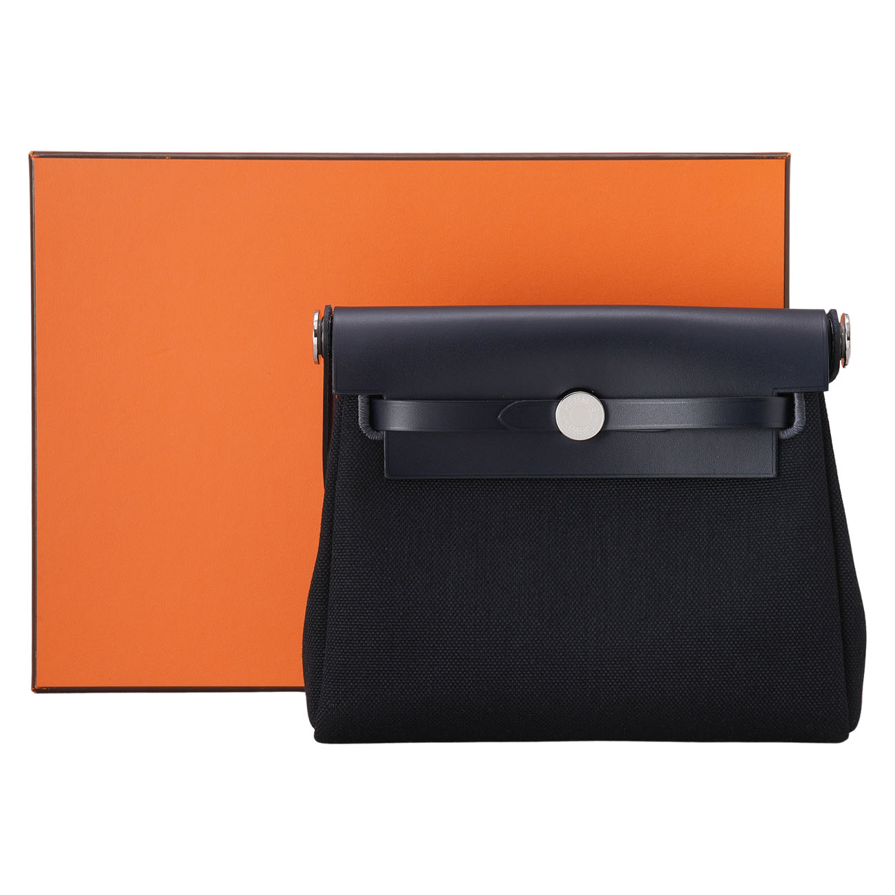 HERMES(USED)에르메스 미니 에르백 20 느와 블루인디고 미사용