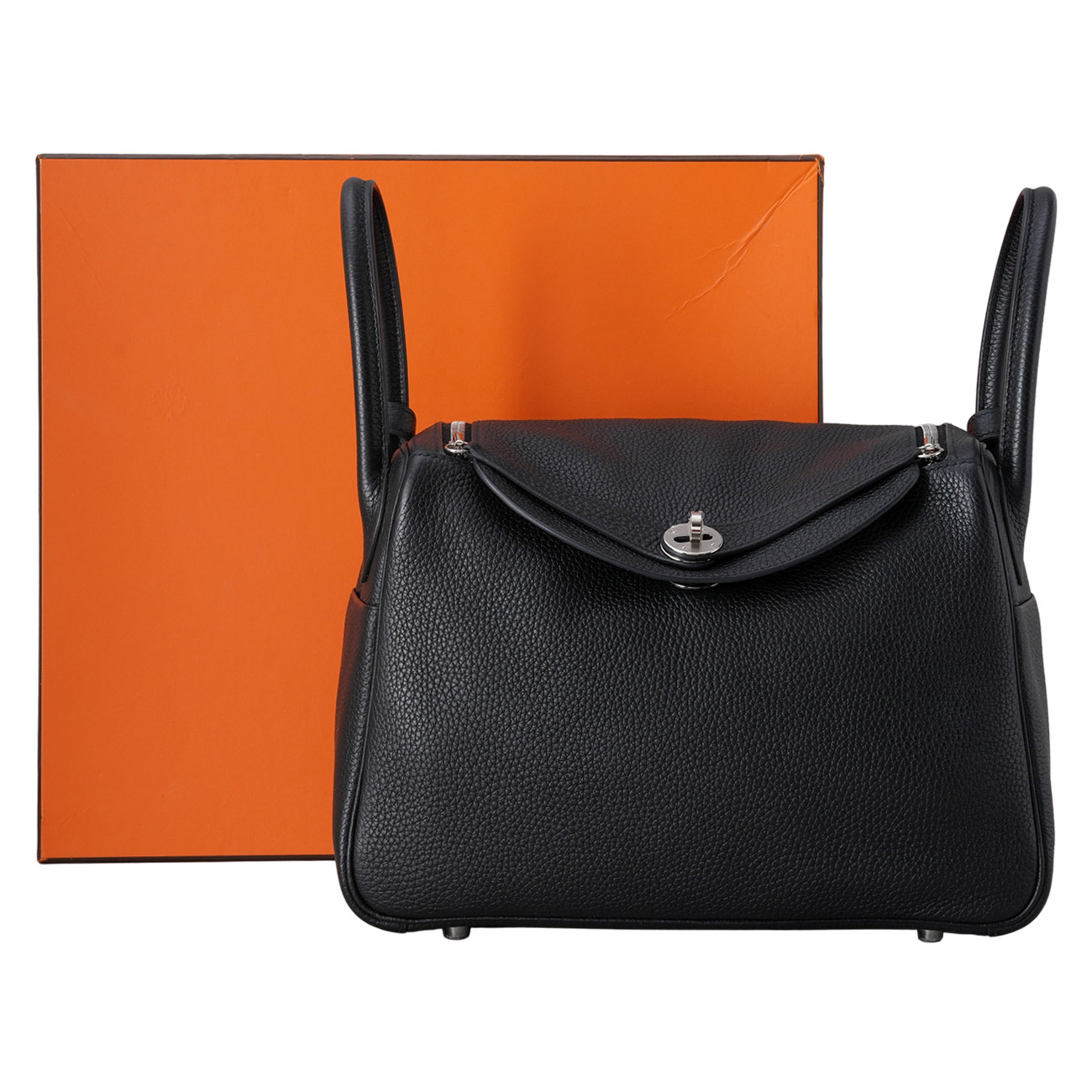 HERMES(USED)에르메스 린디 30 느와 은장