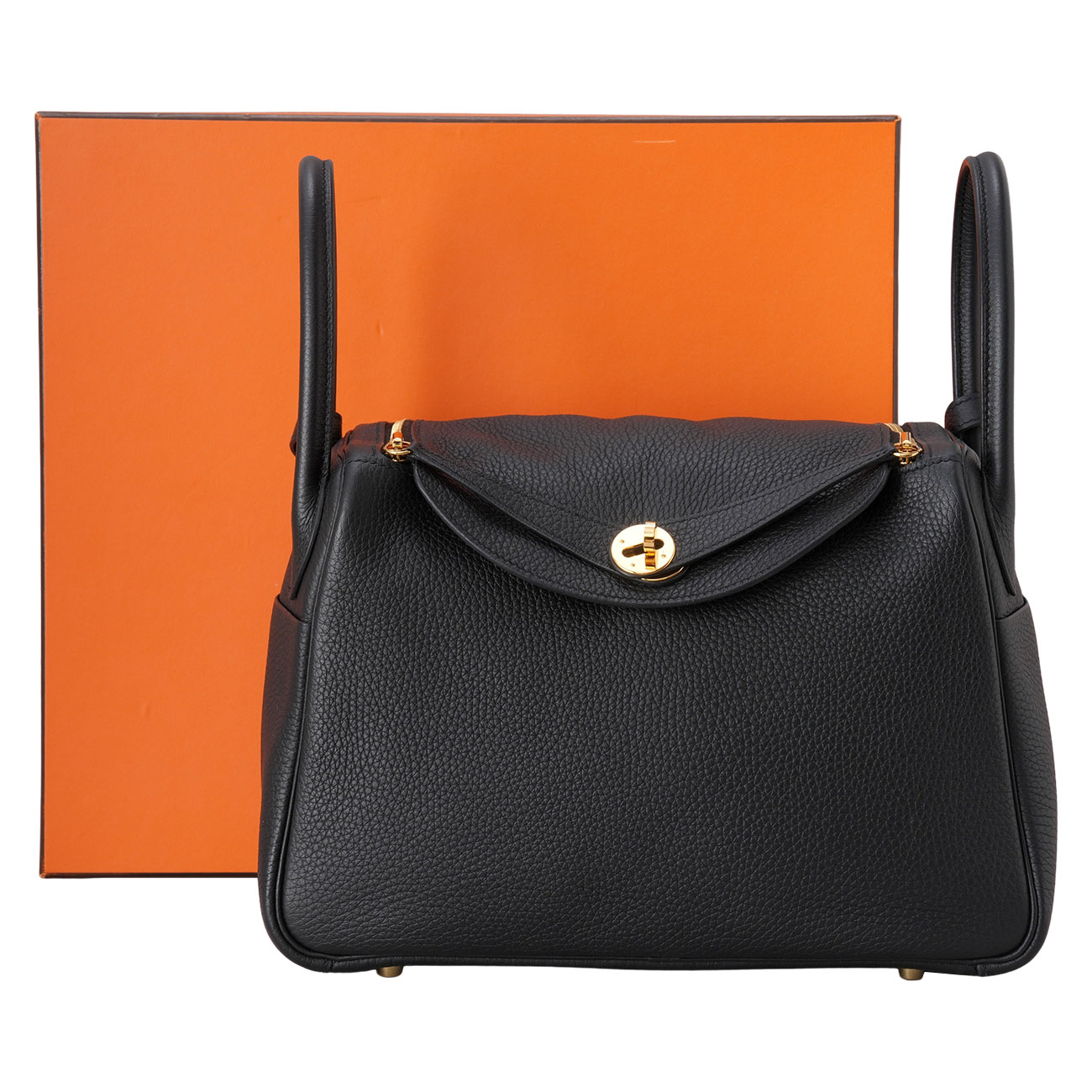 HERMES(USED)에르메스 린디 30 느와 금장