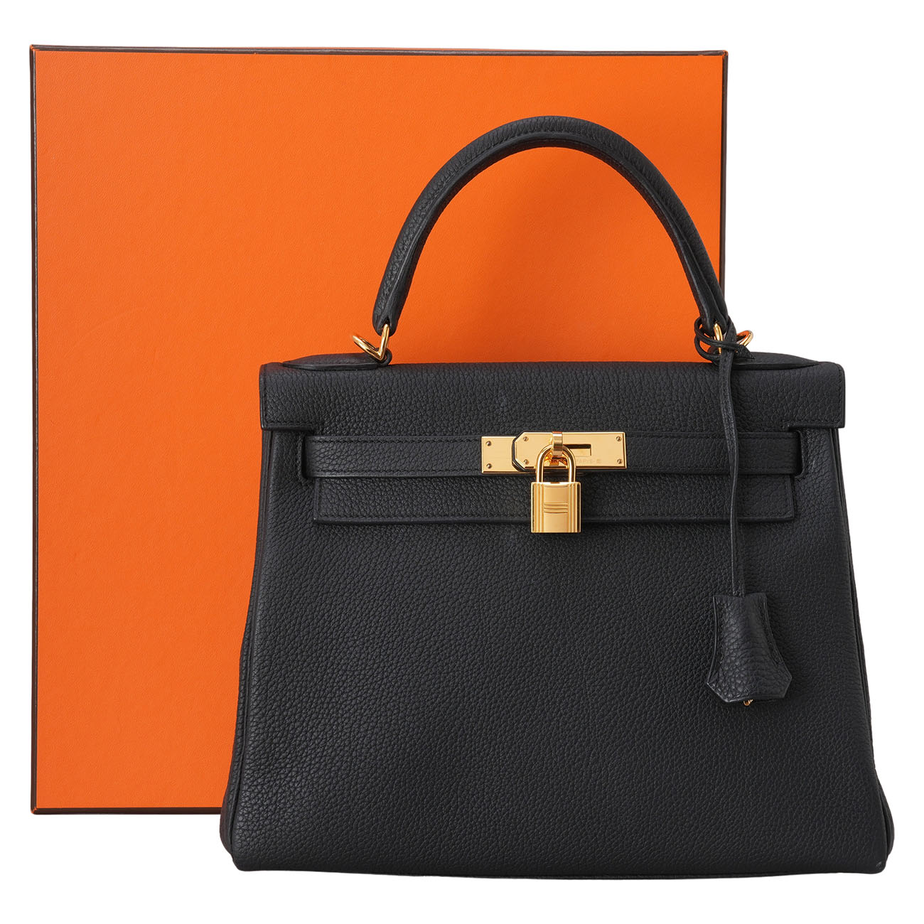 HERMES(USED)에르메스 켈리 28 느와 금장