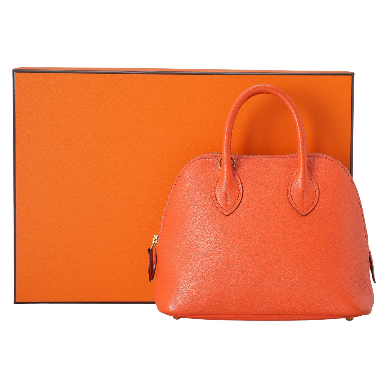 HERMES(USED)에르메스 볼리드 1923 미니 오렌지포피 금장