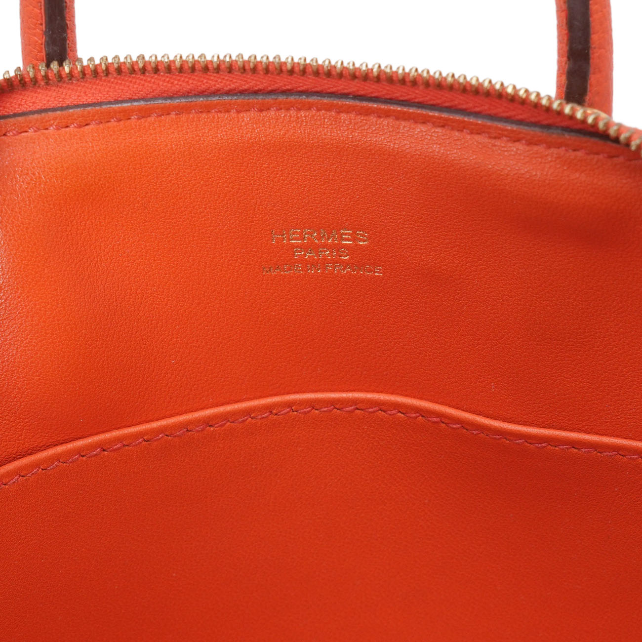 HERMES(USED)에르메스 볼리드 1923 미니 오렌지포피 금장