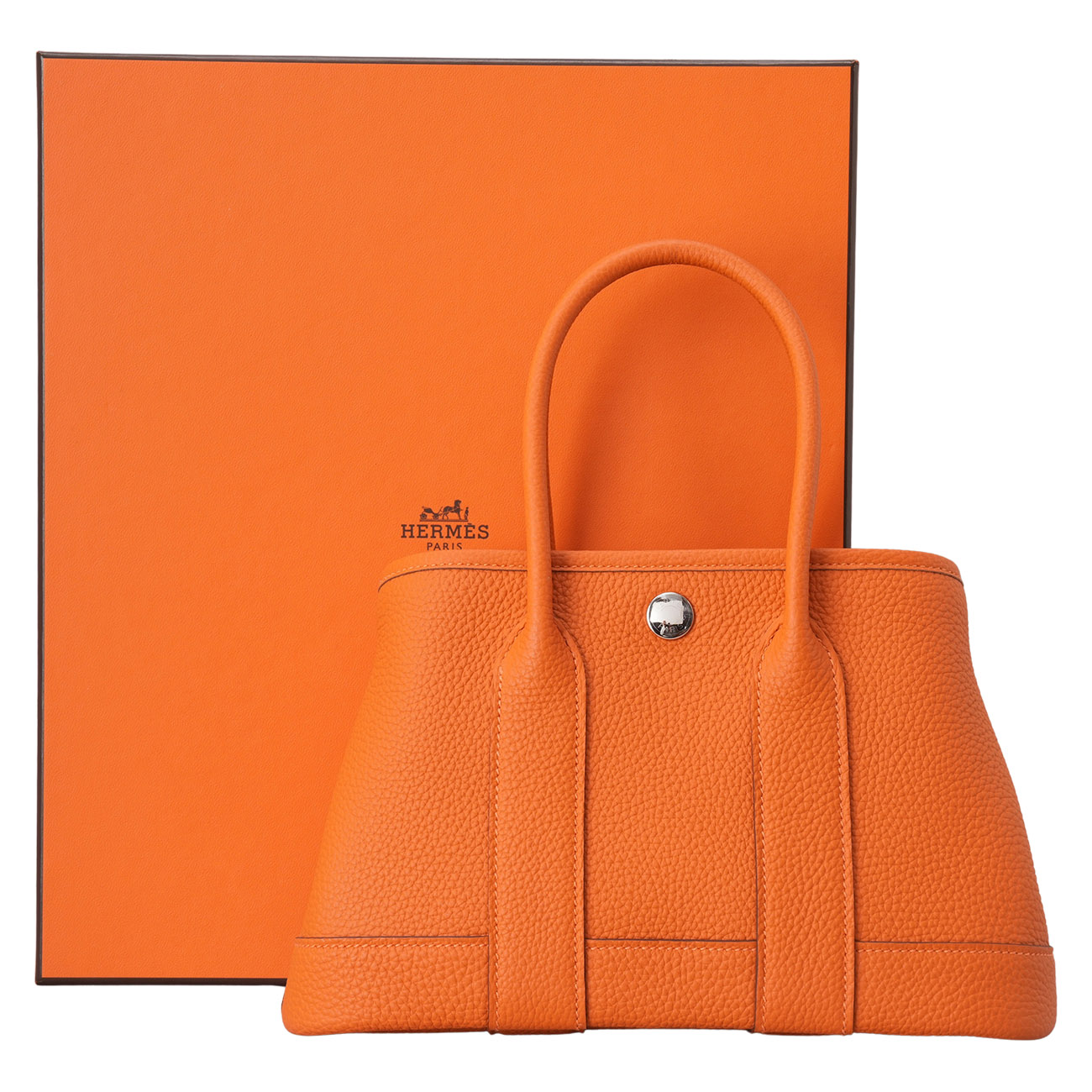 HERMES(USED)에르메스 네오 가든파티 23 오렌지