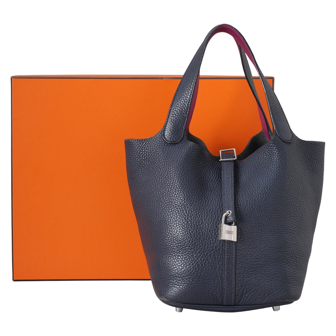 HERMES(USED)에르메스 피코탄 22 블루니로즈퍼플 은장