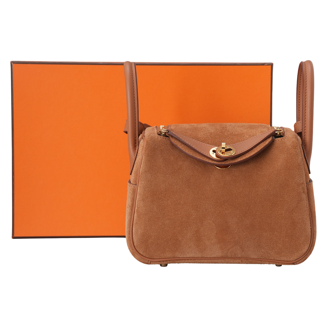 HERMES(USED)에르메스 린디 미니 골드 금장