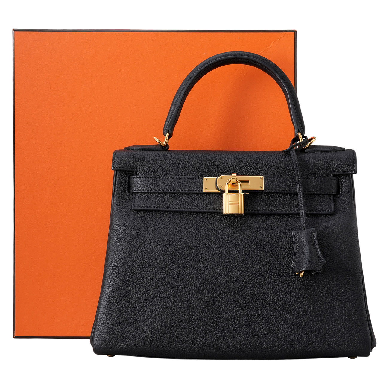 HERMES(USED)에르메스 켈리 28 르투르네 블랙금장