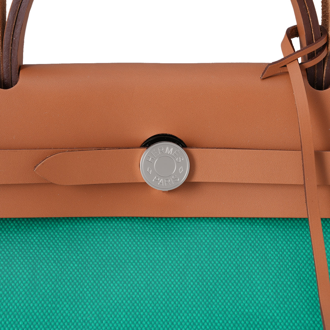 HERMES(USED)에르메스 코팅 캔버스 에르백31 민트 네추럴 에크루베이지