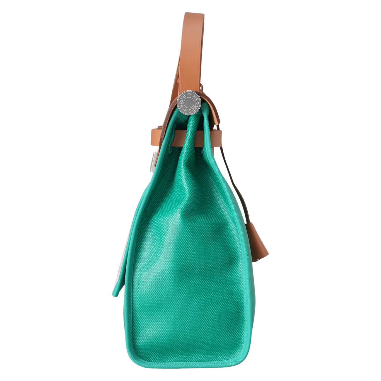 HERMES(USED)에르메스 코팅 캔버스 에르백31 민트 네추럴 에크루베이지