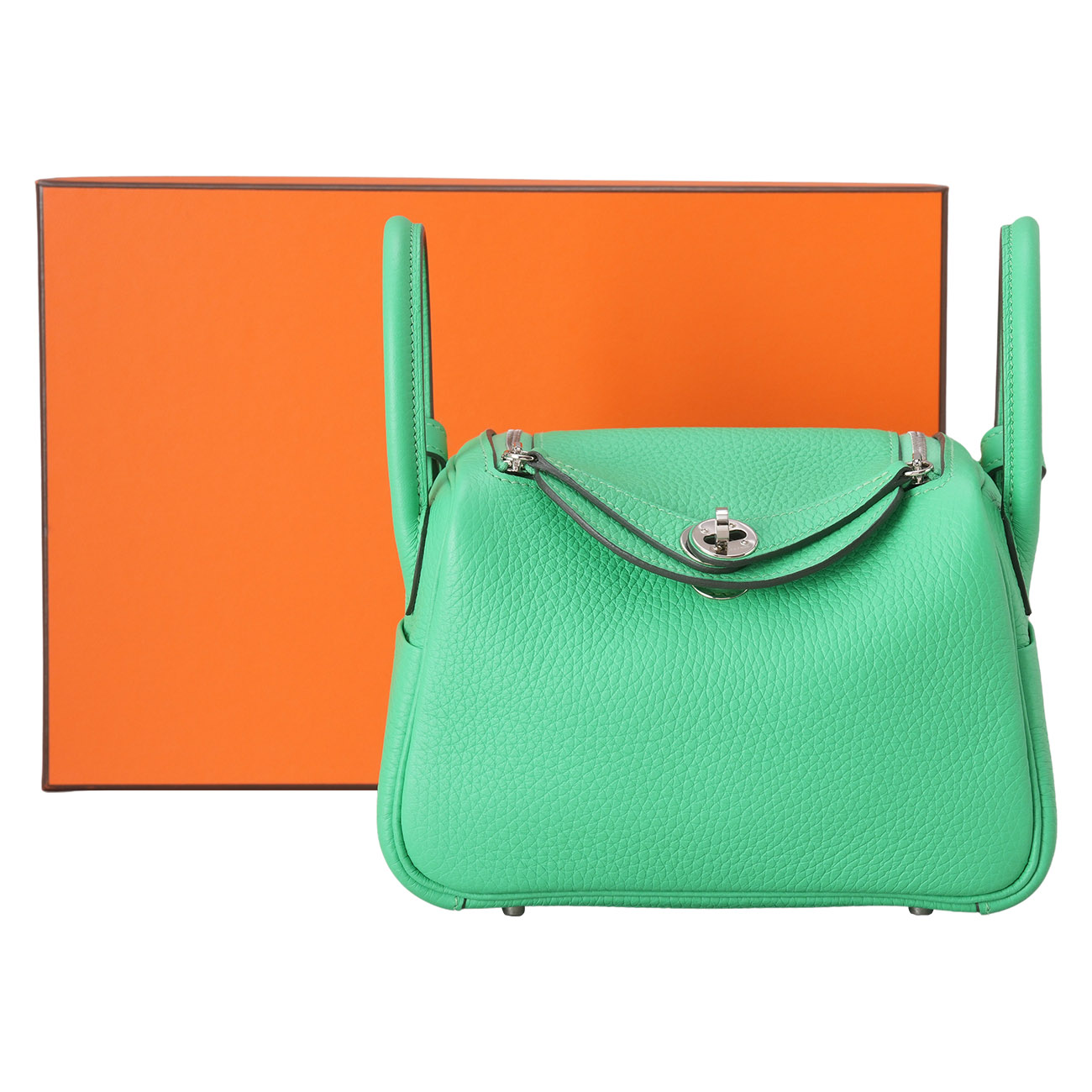 HERMES(USED)에르메스 린디 미니 베르꼬믹 은장