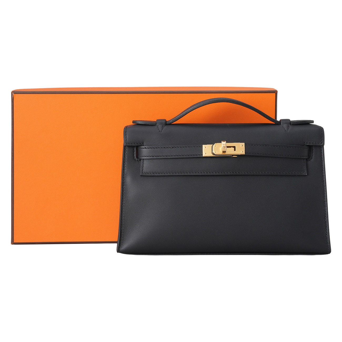 HERMES(NEW)에르메스 켈리 포쉐트 느와 금장 (새상품) NEW PRODUCT