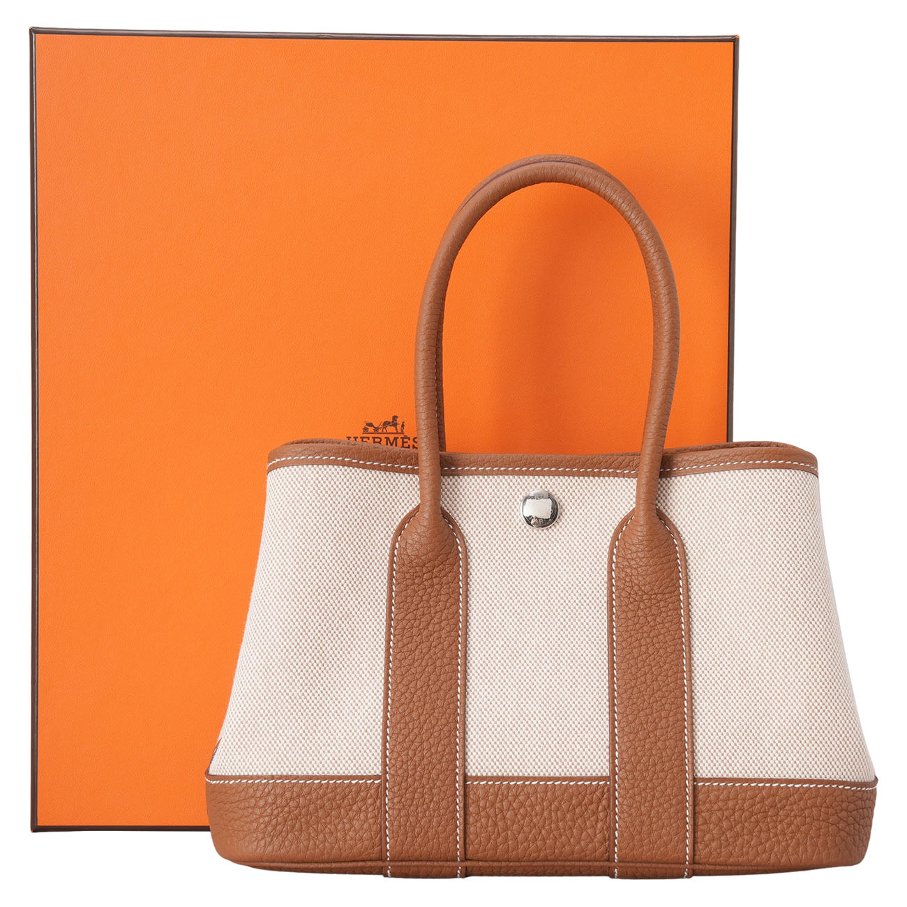 HERMES(USED)에르메스 네오 가든 23 에크루베이지 골드