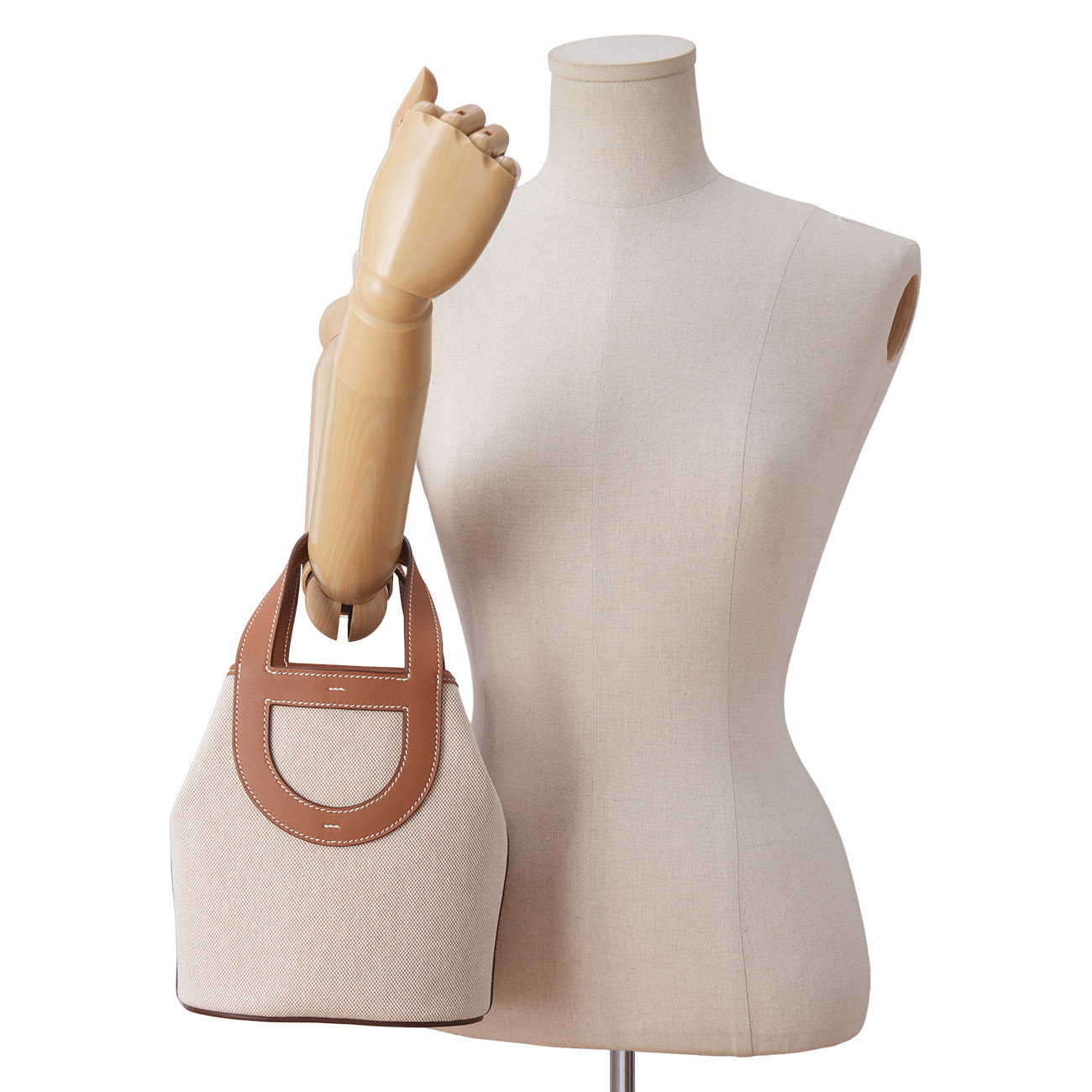 HERMES(USED)에르메스 인더루프 18 에크루베이지 은장