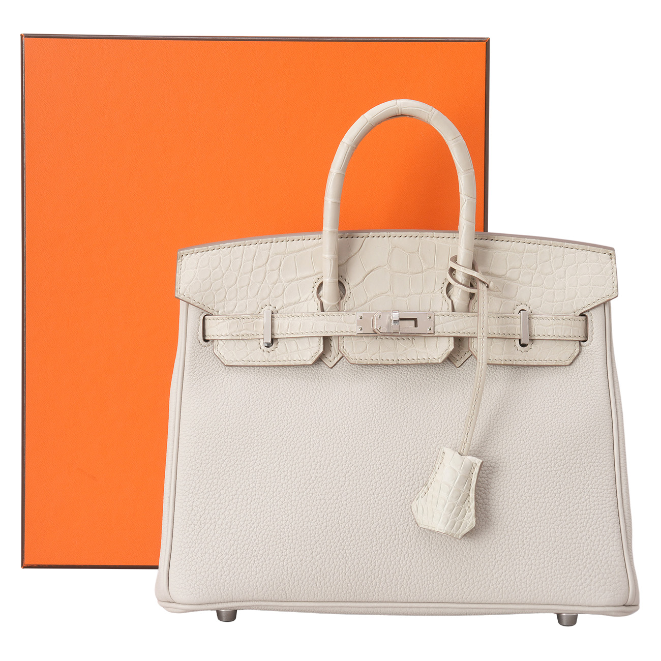 HERMES(USED)에르메스 엘리게이터 와니 터치 벌킨 25 베통