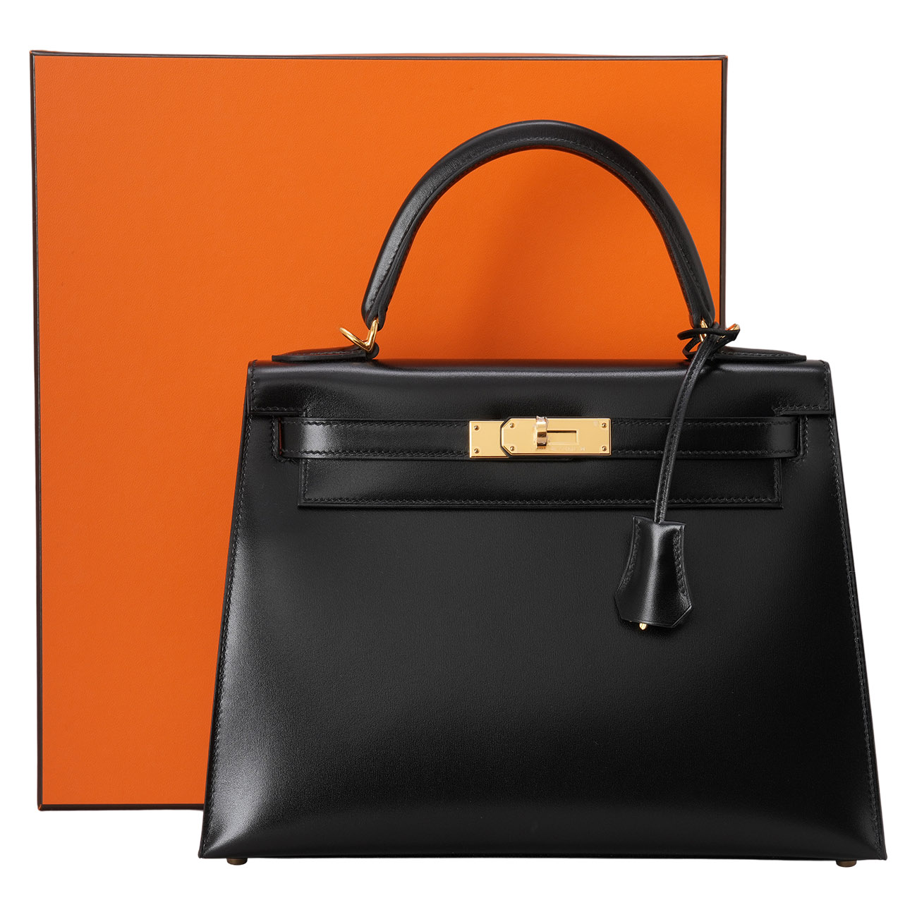 HERMES(NEW)NEW PRODUCT에르메스 복스 켈리 28 느와 금장