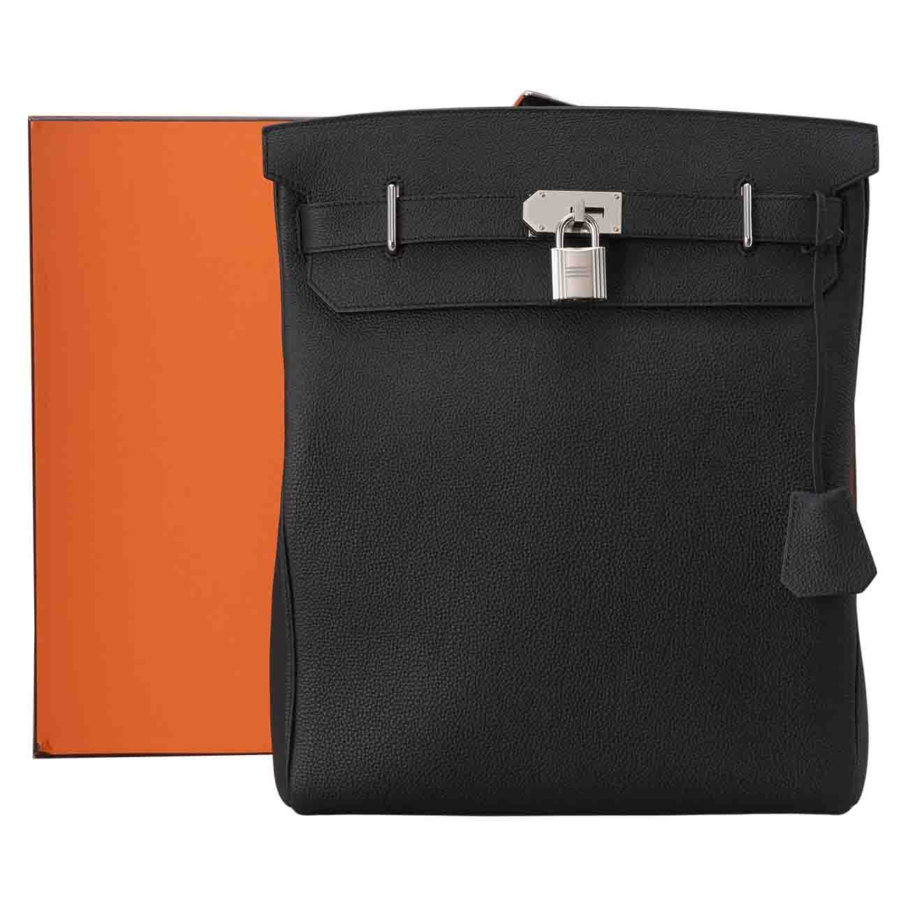 HERMES(USED)에르메스 핵아도 맥시 느와 은장