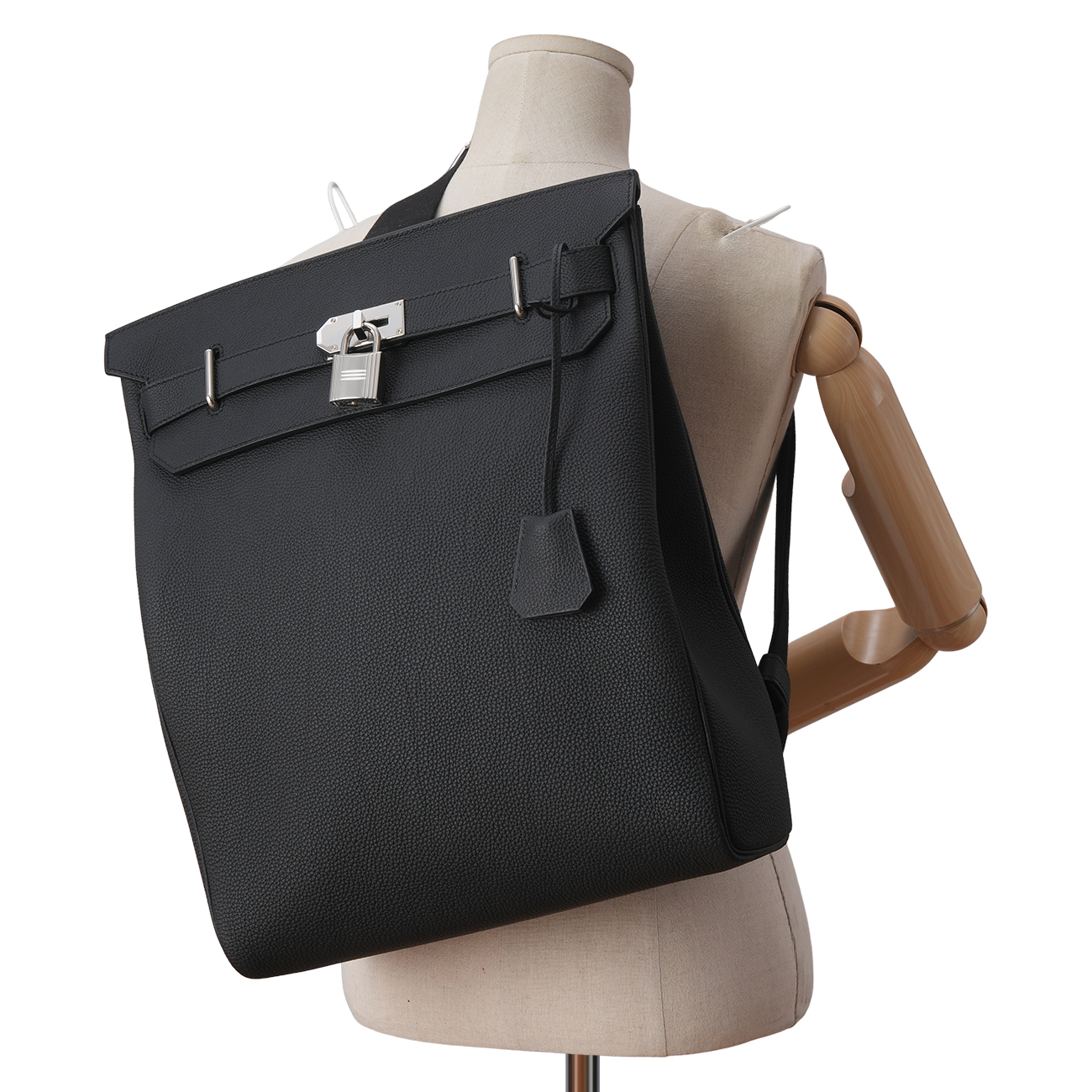 HERMES(USED)에르메스 핵아도 맥시 느와 은장