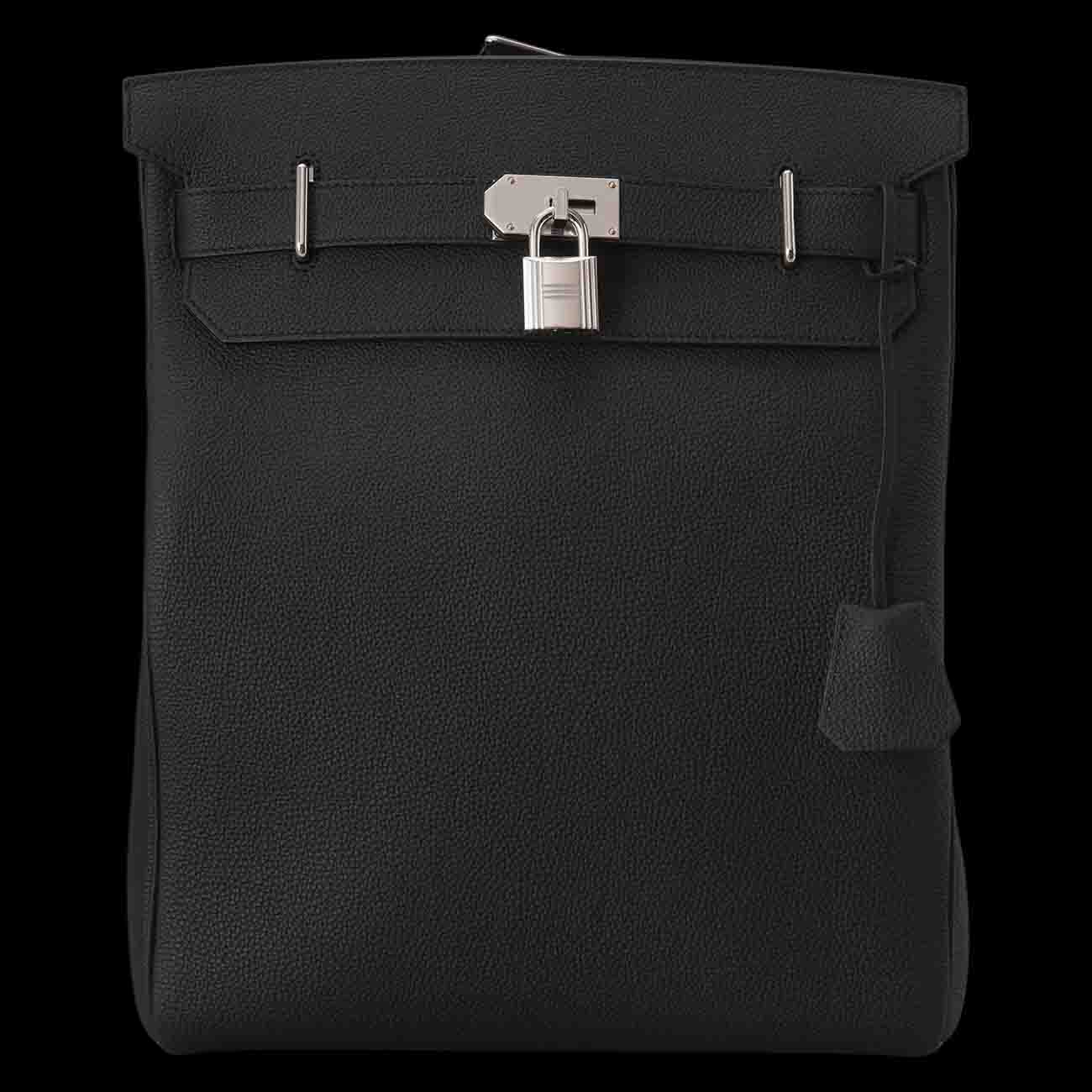 HERMES(USED)에르메스 핵아도 맥시 느와 은장