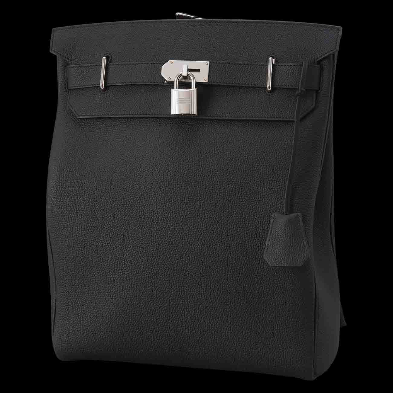 HERMES(USED)에르메스 핵아도 맥시 느와 은장